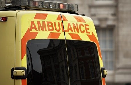 UK ambulance representing Emergency vehicle insurance