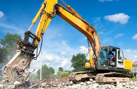 Demolition vehicle representing Demolition Insurance