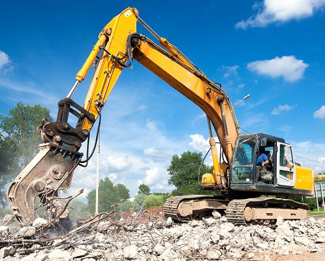 Demolition vehicle representing Demolition Insurance